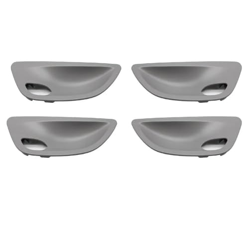 NMBZVE 2 STÜCKE/4 STÜCKE Innen Links Rechts Türöffnungsgriff Schüssel Abdeckung Panel Trim Für 5 Series F10 F11 2010-2015(Titanium 4pcs Set) von NMBZVE