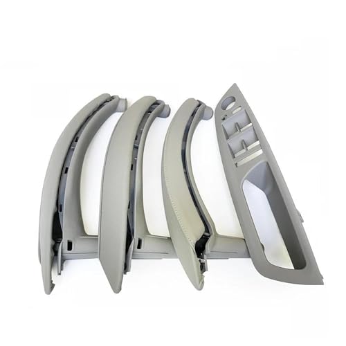 NMBZVE 7 STÜCKE LHD RHD Auto-Innentür-Fenster-Schalterfeld-Zuggriff Mit Lederbezug Für X5 E70 2007-2013(RHD Set Titanium) von NMBZVE