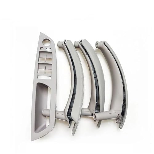 NMBZVE 7 STÜCKE LHD RHD Auto-Innentür-Fenster-Schalterfeld-Zuggriff Mit Lederbezug Für X6 E71 E72 2008-2014(LHD Set Titanium) von NMBZVE