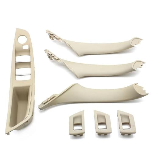 NMBZVE 7 Stücke LHD Innen Armlehne Türgriff Panel Innen Trim Abdeckung Für 5 Series F10 F11 F18 520i 523i 525i 528i 535i(Style 14) von NMBZVE