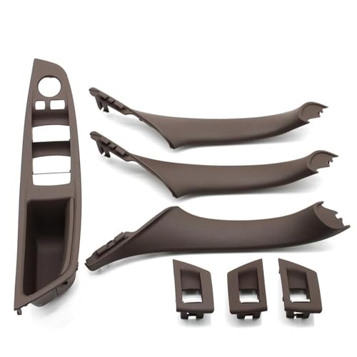 NMBZVE 7 Stücke LHD Innen Armlehne Türgriff Panel Innen Trim Abdeckung Für 5 Series F10 F11 F18 520i 523i 525i 528i 535i(Style 7) von NMBZVE