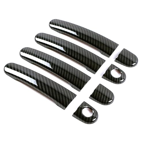 NMBZVE Äußere Seite Türgriff Abdeckung Tür Bowl Trim Moulding Rahmen Für VW Für Passat B5 B5.5 2000-2005(2 Key Hole) von NMBZVE