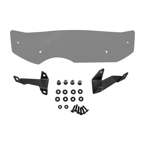 NMBZVE Aerodynamisches Flügelkit mit Frontspoiler-Winglet Für B&MW R1200GS LC R1250GS Für Abenteuer GS1250 GS1200 Motorrad Windschutzscheibe Verlängerung Spoiler Windschutz(Type A) von NMBZVE