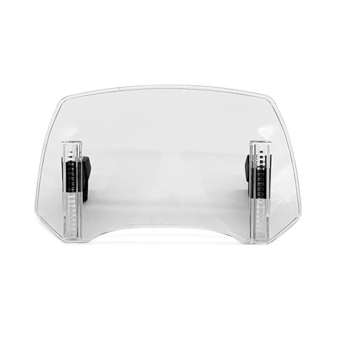 NMBZVE Aerodynamisches Flügelkit mit Frontspoiler-Winglet Für B&MW R1200RT R1200RS R1250RT R1250RS K1200GT C400X Universal Motorrad Windschutzscheibe Verlängerung Einstellbare Spoiler(Type B) von NMBZVE