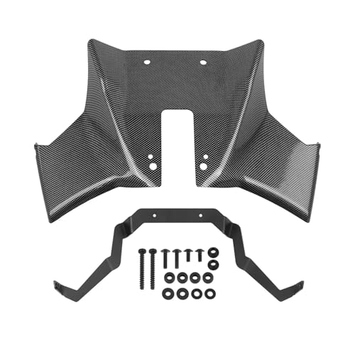 NMBZVE Aerodynamisches Flügelkit mit Frontspoiler-Winglet Für Suzuki GSX-8S 2023 2024 2025 Motorrad Frontspoiler Sport Naked Downforce Spoiler Aerodynamische Winglet-Teile(Type A) von NMBZVE
