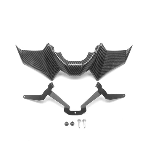 NMBZVE Aerodynamisches Flügelkit mit Frontspoiler-Winglet Für Y&amaha MT-07 MT07 MT 07 SP 2021 2022 23 24 Motorrad Sport Abtrieb Nackt Forntal Spoiler Aerodynamische Flügel(Type B) von NMBZVE