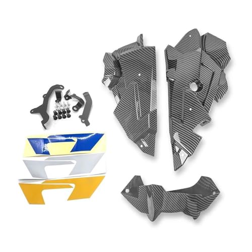 NMBZVE Aerodynamisches Flügelkit mit Frontspoiler-Winglet Für Y&amaha MT09 FZ09 Für Tracer 900GT 2013 2014 2015-2020 Motorrad Bauch Pan Motor Spoiler Seite Verkleidung Körper Kit(Type B) von NMBZVE