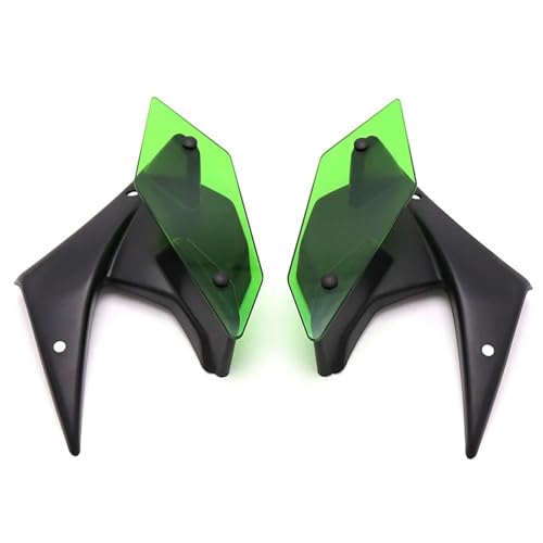 NMBZVE Aerodynamisches Flügelkit mit Frontspoiler-Winglet Für Z900 2017 2018 2019 Motorrad Teile Seite Abtrieb Nackt Spoiler Fixed Wing Winglet Verkleidung Flügel(Type C) von NMBZVE