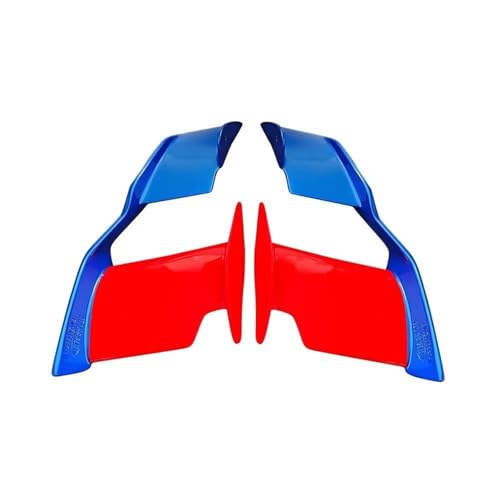 NMBZVE Aerodynamisches Flügelkit mit Frontspoiler-Winglet Motorrad Verkleidung Fixed Wing Windschutzscheibe Front Aerodynamische Spoiler Winglet Für B&MW S1000R Für M1000R 2021 2022 2023 2024(Type D) von NMBZVE