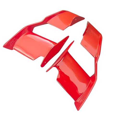 NMBZVE Aerodynamisches Flügelkit mit Frontspoiler-Winglet Motorrad Verkleidung Fixed Wing Windschutzscheibe Front Aerodynamische Spoiler Winglet Für B&MW S1000R Für M1000R 2021 2022 2023 2024(Type E) von NMBZVE