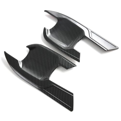 NMBZVE Auto Außen Zubehör Tür Griff Schüssel Overlay Abdeckung Dekor Für Ford Für Mustang 2024-2025(Door Bowl 2pcs) von NMBZVE