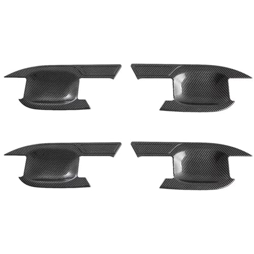 NMBZVE Auto Außen Zubehör Tür Griff Schüssel Overlay Abdeckung Trim Dekor Für Hyundai Für SantaFe 2024-2025(Door Bowl 4pcs) von NMBZVE