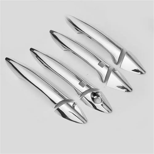 NMBZVE Auto Außentürgriff Abdeckung Trim Zubehör Für Hyundai I30 2012-2016(Silver 2 buttons) von NMBZVE