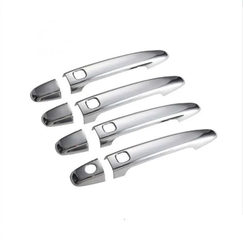 NMBZVE Auto Chrom Türgriffe Abdeckung Trim Zubehör Für Lexus LS XF30 430 2001-2006(Silver 4 button) von NMBZVE