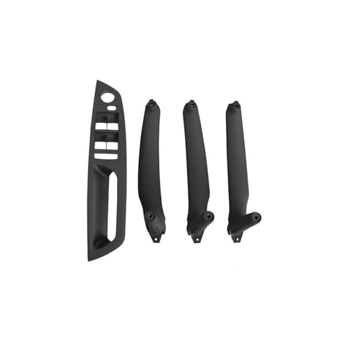 NMBZVE Auto-Front-Fahrersitz LHD RHD Innentürgriff Innenverkleidung Pull Trim Cover Für E71 E72 X6 2008-2014(B LHD Black) von NMBZVE