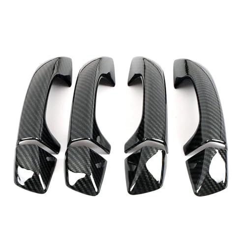 NMBZVE Auto Gedruckt Außen Seite Tür Griff Abdeckung Moulding Trim Für Skoda Für Superb B6 2008-2015 von NMBZVE
