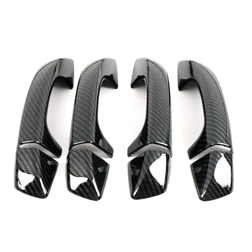 NMBZVE Auto Gedruckt Außen Seite Tür Griff Abdeckung Moulding Trim Für VW Für Golf MK6 2008-2014 von NMBZVE