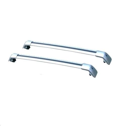 NMBZVE Auto-Gepäckträger 2 Stücke Auto Dach Rack Aluminium Legierung Seite Bar Kreuz Bar Dach Rack Gepäck Rack Für B&MW X1 F48 2016-2022(Silber) von NMBZVE