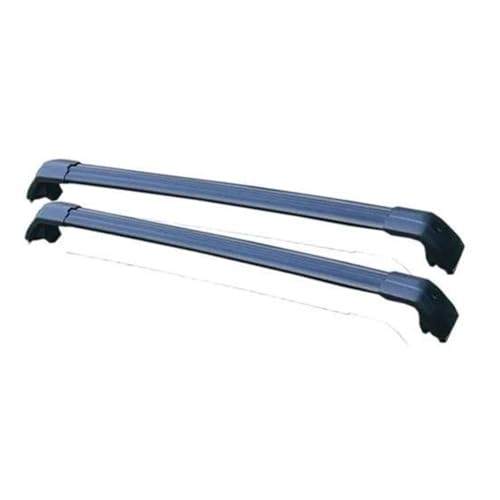 NMBZVE Auto-Gepäckträger 2 Stücke Auto Dach Rack Aluminium Legierung Seite Bar Kreuz Bar Dach Rack Gepäck Rack Für Kia Für Sportage QL QLE 4TH 2015-2020(Schwarz) von NMBZVE