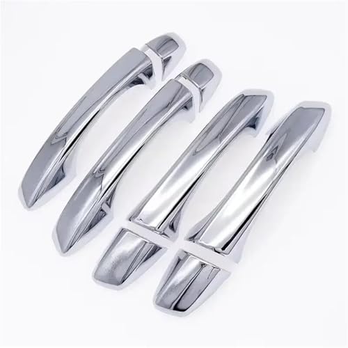 NMBZVE Auto Smart Türgriffabdeckung Formteil Trim Außenzubehör Für VW Für Golf MK7 MK7.5 2014-2019(Normal Silver) von NMBZVE