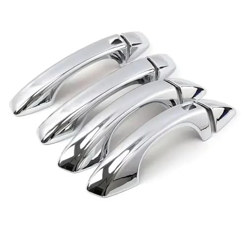 NMBZVE Auto Smart Türgriffabdeckung Formteil Trim Außenzubehör Für VW Für Golf MK7 MK7.5 2014-2019(Smart Silver) von NMBZVE