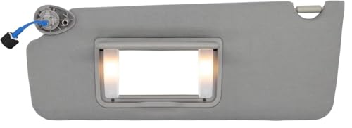 NMBZVE Auto-Sonnenblende Für Pilot & Für Ridgeline 2016 2017 2018 2019 2020 Linke Und Rechte Seite Mit Spiegel Sonnenschutzabdeckung(Gray Left Side 1pc) von NMBZVE