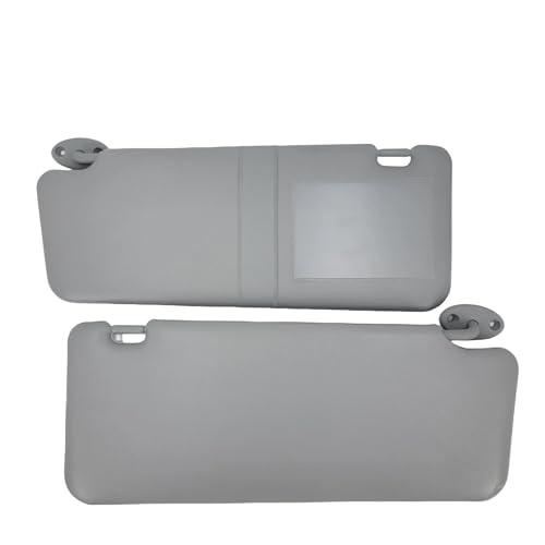 NMBZVE Auto Sonnenblende Links Rechts ShadeCar Für Hilux Für Vigo 2005 2006 2007 2008 2009 2010 2011 2012 2013 2014 Sonnenschutzabdeckung(Gray 1 Pair) von NMBZVE