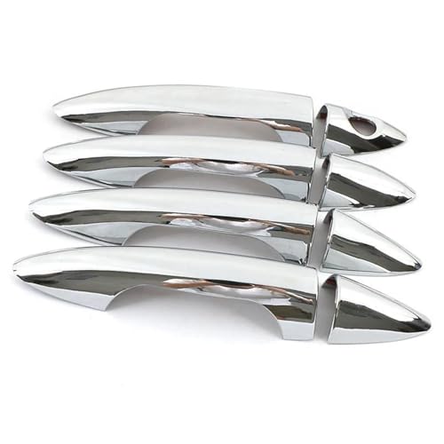 NMBZVE Auto Türgriff Abdeckung Trim Styling Zubehör Für Hyundai I25 2012-2016(Bright Silver) von NMBZVE