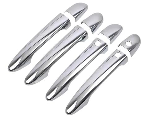 NMBZVE Auto Türgriff Abdeckung Trim Styling Zubehör Für Mazda CX3 2015-2020(Silver 2 buttons) von NMBZVE