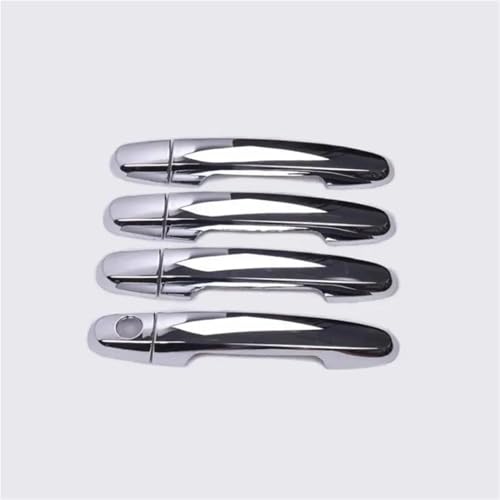 NMBZVE Auto Türgriff Abdeckung Trim Styling Zubehör Für Toyota Für Auris E150 MK1 2006-2012(Silver 1keyhole) von NMBZVE