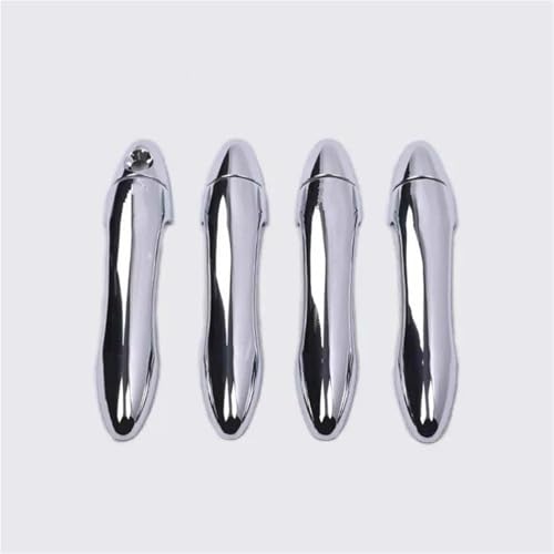 NMBZVE Autotürgriffabdeckung Trim Aufkleber Styling Zubehör Für Kia K3 Für Cerato 2012-2017(Silver 0 button) von NMBZVE