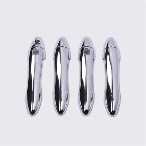 NMBZVE Autotürgriffabdeckung Trim Aufkleber Styling Zubehör Für Kia K3 Für Cerato 2012-2017(Silver 2 buttons) von NMBZVE