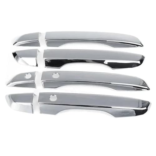 NMBZVE LHD Auto Smart Türgriff Abdeckung Form Trim Schutz Zubehör Für Civic 10th Gen 2016-2021(Silver Smart) von NMBZVE