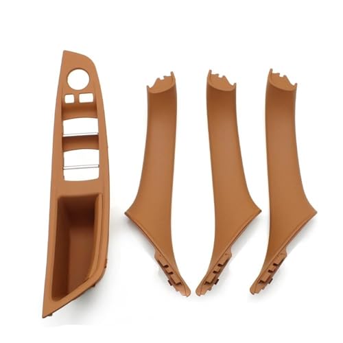 NMBZVE Linkslenker Auto Innentür Fenster Schalter Panel Pull Griff Set Für F10 F11 F18 520 523 525 528 530(Style 10) von NMBZVE