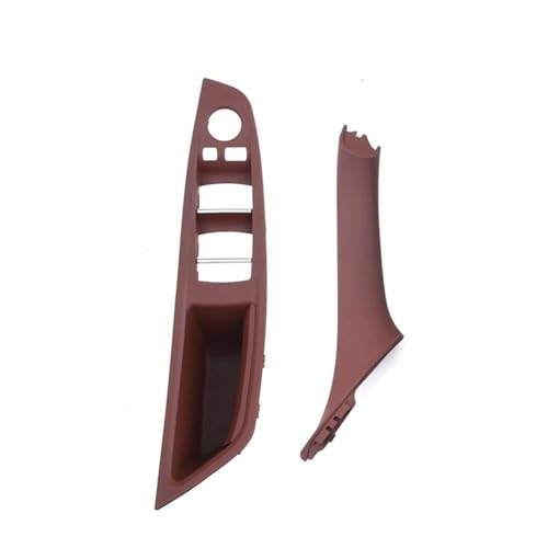NMBZVE Linkslenker Auto Innentür Fenster Schalter Panel Pull Griff Set Für F10 F11 F18 520 523 525 528 530(Style 17) von NMBZVE