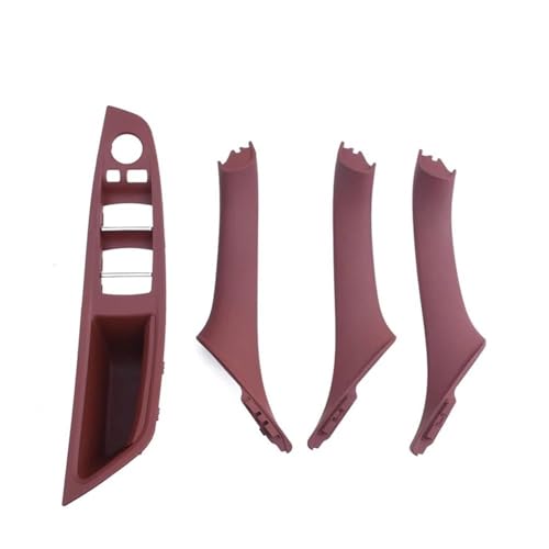 NMBZVE Linkslenker Auto Innentür Fenster Schalter Panel Pull Griff Set Für F10 F11 F18 520 523 525 528 530(Style 18) von NMBZVE