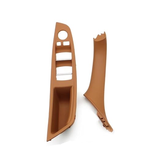 NMBZVE Linkslenker Auto Innentür Fenster Schalter Panel Pull Griff Set Für F10 F11 F18 520 523 525 528 530(Style 9) von NMBZVE
