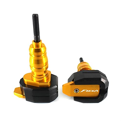 NMBZVE Motorrad-Fallschutzbügel Für Y&amaha FAZER FZ1 FZ6 FZ8 Motorrad Fallschutz Frame Slider Verkleidungsschutz Anti Crash Pad Protector(FAZER Gold) von NMBZVE