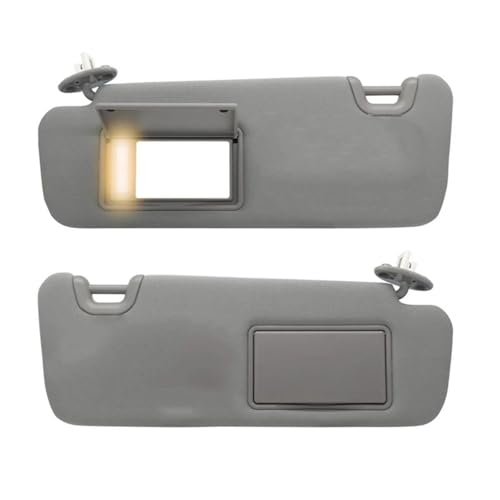 NMBZVE Seitenvisiere Auto Links Fahrer & Rechts Passagier Seite Sonnenblende Für Highlander 2014 2015-2019 74320-0E074-B0 74310-0E074-B0 von NMBZVE