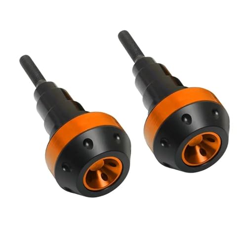 NMBZVE Sturzbügelschutz CNC Aluminium Rahmen Slider Crash Protector Motorrad Anti-Drop Fallen Schutz Für MT09 SP FZ09 2021 2022(Orange b) von NMBZVE