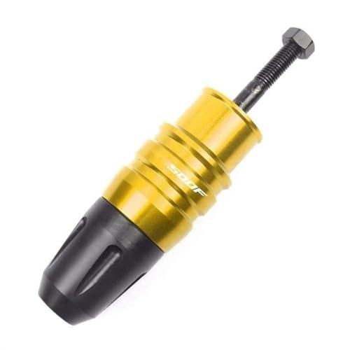 NMBZVE Sturzbügelschutz Motorrad CNC Crash Pads Auspuff Sliders Crash Protector Für CB500F CB500X CB 500X 500F 2013-2023(Gold a) von NMBZVE