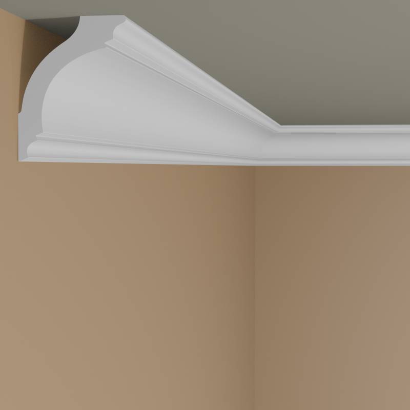 Beliebte Licht Stuckleiste (NMC ARSTYL - Z1220) aus hochfestem Polyurethan (50 x 75 x 2000 mm) von NMC