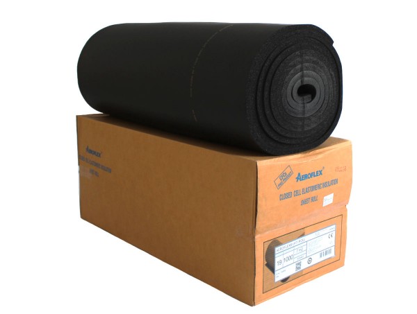 Isoliermatte UV & Hochtemperatur Beständig 19 mm Dämmdicke | Aeroflex Roll (HT) Kautschuk (EPDM) von NMC (Hersteller von synthetischer Schaumstoffe)