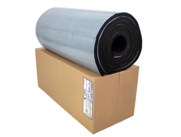 Isoliermatte Dämmmatte selbstklebend 25 mm Dämmstärke | 1m² - 6m² Kautschuk NMC Insul Roll XT von NMC (Hersteller von synthetischer Schaumstoffe)