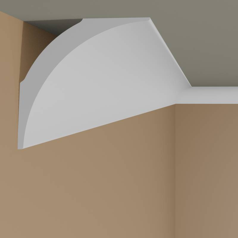 Moderne Stuckleiste NMC NOMASTYL - PURE NE4 (100 x 100 x 2000 mm) von NMC