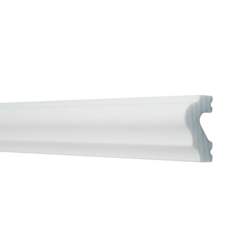 Moderne Zierleiste (NMC WALLSTYL - WL2) 20 x 40 x 2000 mm aus hochfestem Polystyrol von NMC