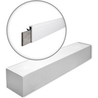 NMC - CF2-box wallstyl Noel Marquet 1 Karton set mit 18 Abdeckleisten Sockelleisten Modern weiß 36 m von NMC