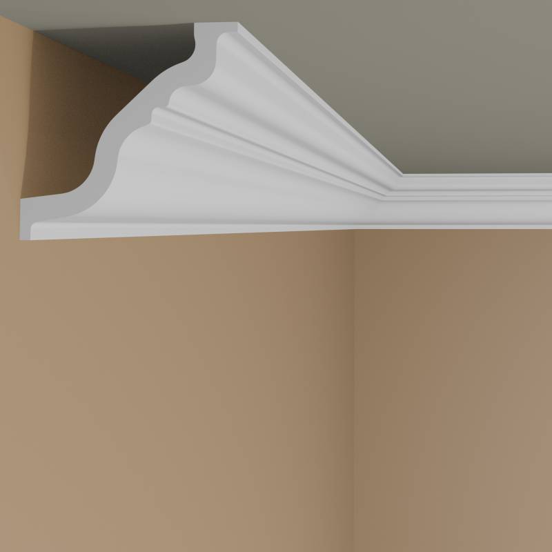 NMC Deckenleiste TL NOMASTYL Polystyrol 150 x 150 x 2000 mm Weiß Stuckleiste Wandleiste NMC Deckenleiste TL NOMASTYL Polystyrol 150 x 150 x 2000 mm Weiß Stuckleiste Wandleiste von NMC