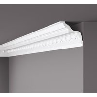 NMC - Eckleiste Z4 arstyl Noel Marquet Zierleiste Stuckleiste Zeitloses Klassisches Design weiß 2 m von NMC