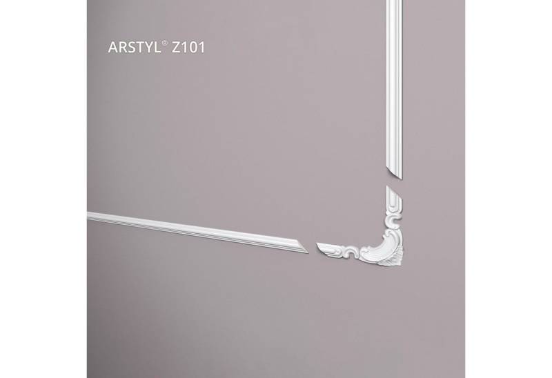 NOËL & MARQUET by nmc Eckprofil NMC Z101 ARSTYL Eckelement-Set 4 St. Zierelement (Eckelement-Set, 4-St., Zierelement), weiß, vorgrundiert von NOËL & MARQUET by nmc